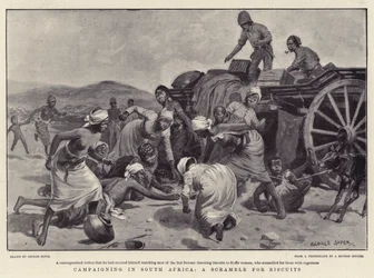 Campagne in Zuid-Afrika, een worsteling om koekjes
